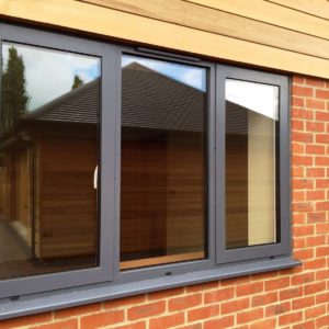 Ламинированное огнестойкое окно / серия FRM977